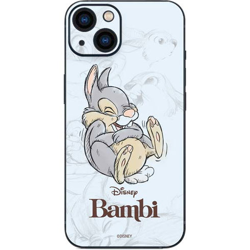 Disney Bambi Thumper Sketched portrait iPhone 14 Plus Skin